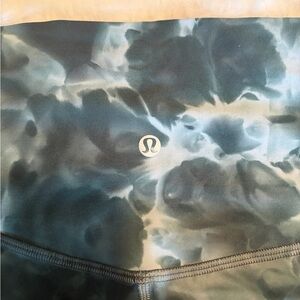 lululemon athletica Blue Tie-Dye Leggings